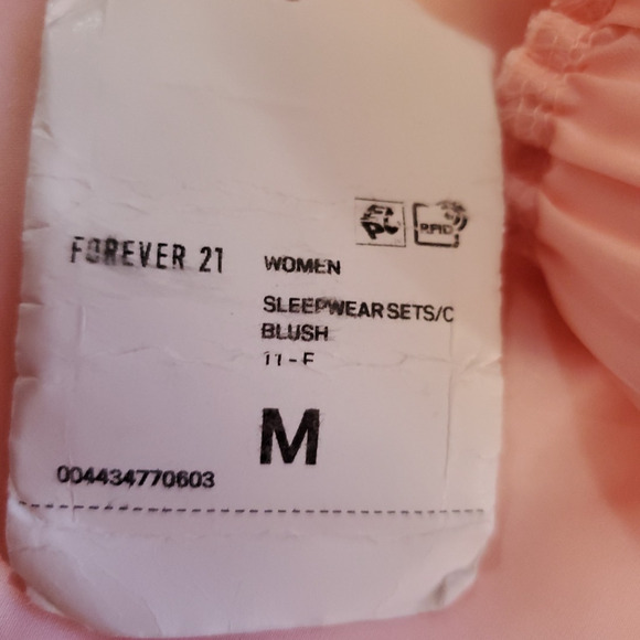 Women's Pink Pajama Shorts SHINY SATIN Coquette Sissy Lace MEDIUM NWT - Picture 9 of 9